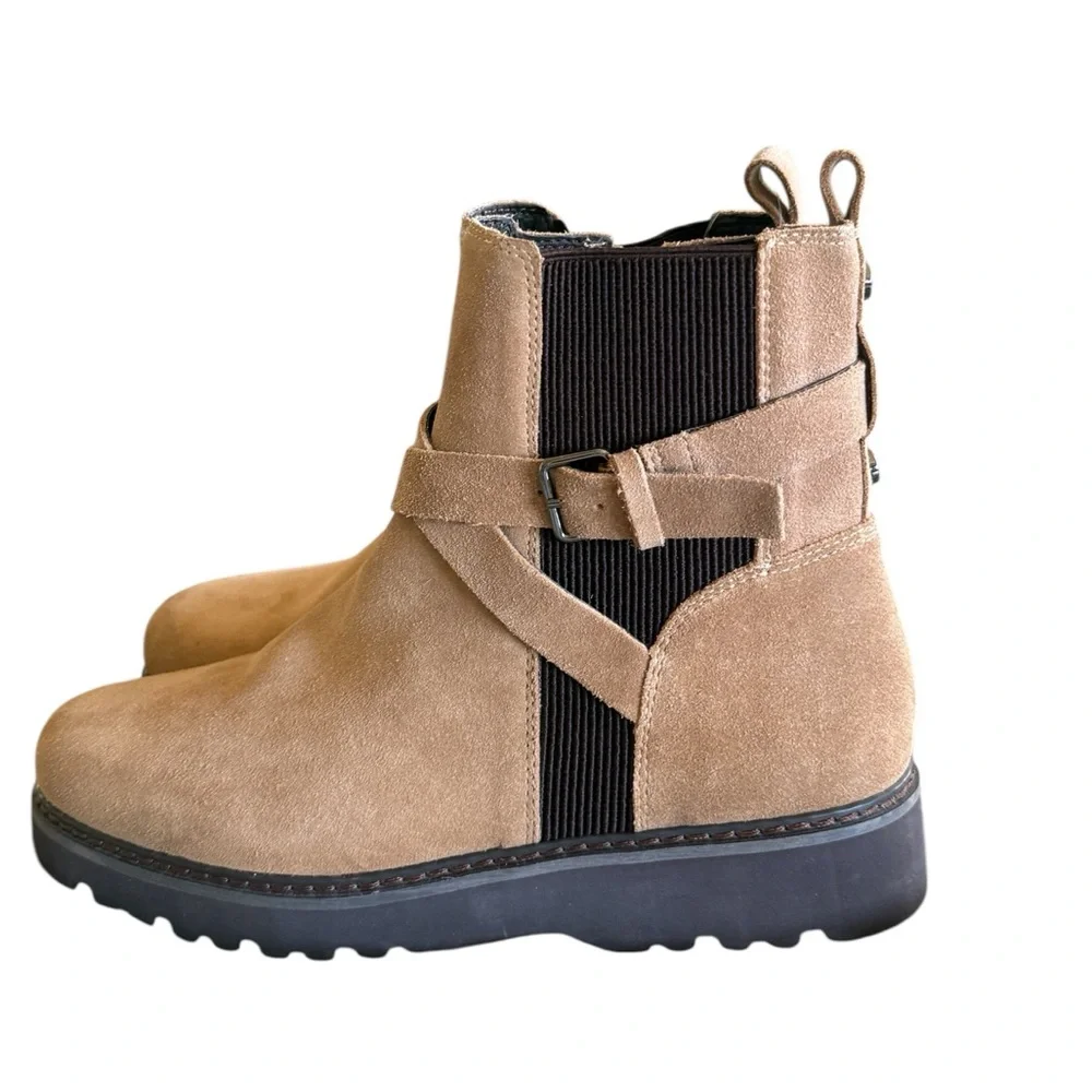 NEW Donald Pliner Captain Leather & Suede Bootie